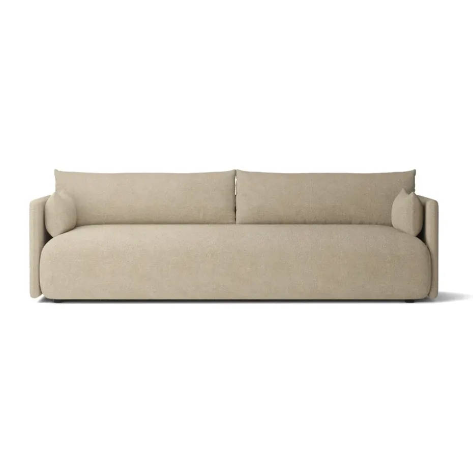 Sofá Offset 3 plazas, Audo Bouclé 02 Beige