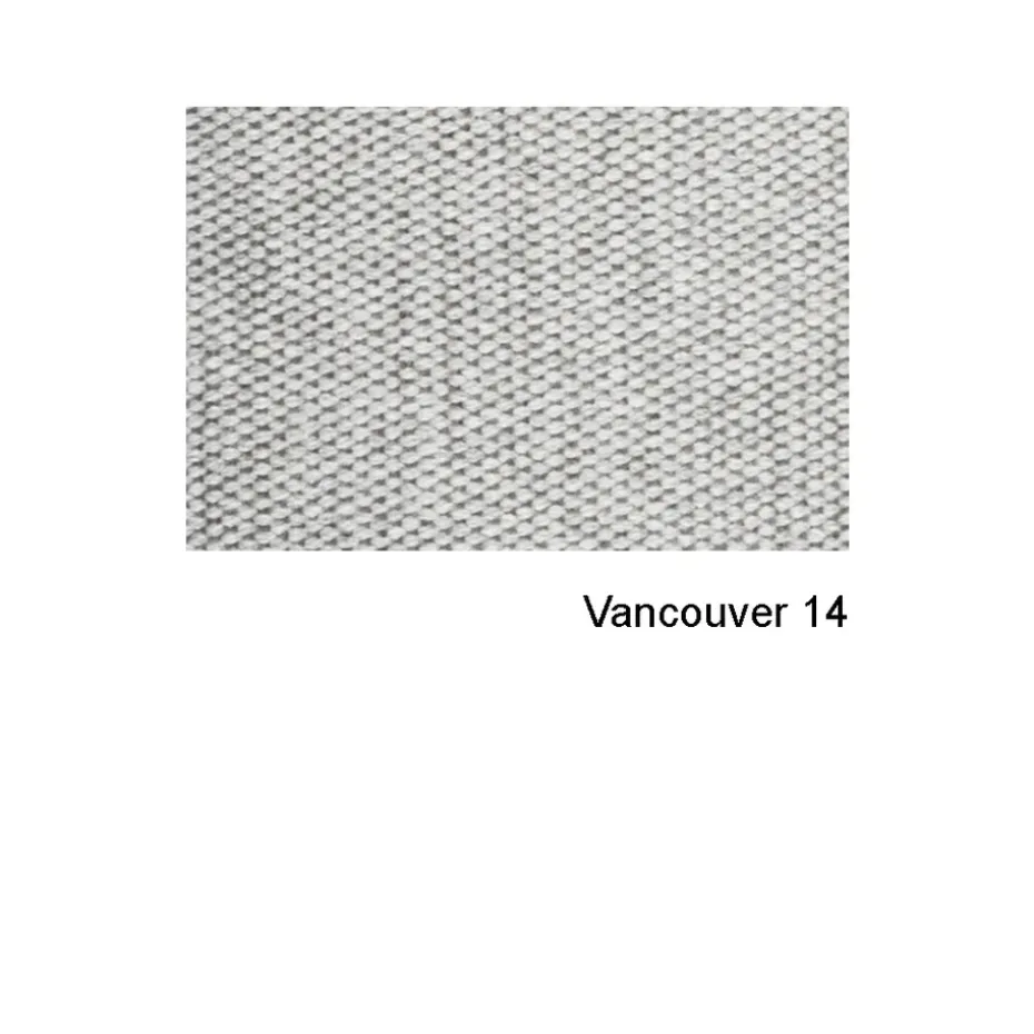 Sofá Rest, 3 plazas tela vancouver 14 light grey, patas de roble