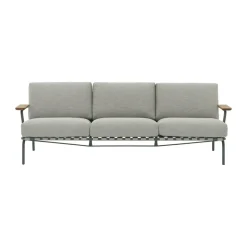 Sofá Settle de 2 plazas, Ribbed Weave 2 Dark green