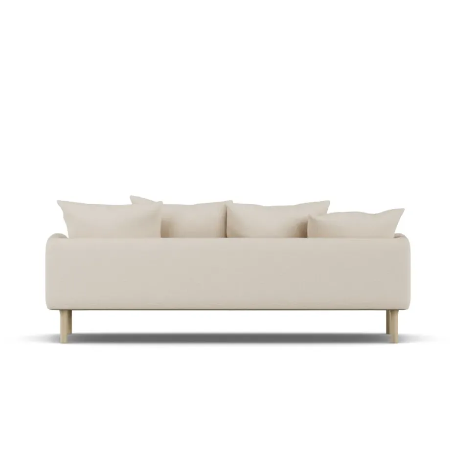 Sofá Sjövik, Same Beige 6670-roble blanco aceitado, 3 plazas
