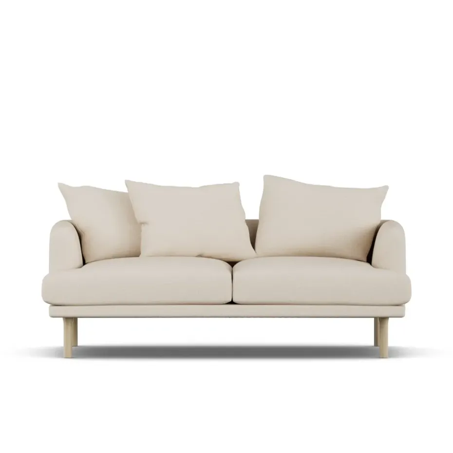 Sofá Sjövik, Same Beige 6670-roble blanco aceitado, 2,5 plazas