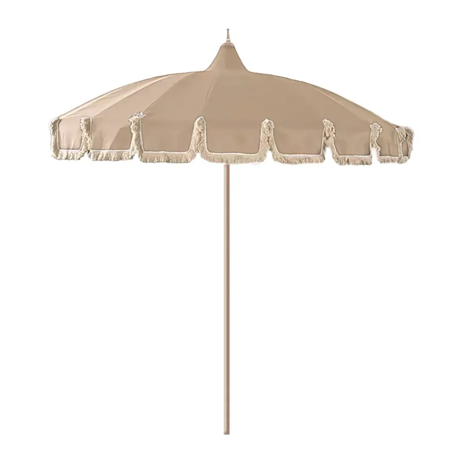 Sombrilla Garden Glory, Beige fringe