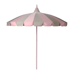 Sombrilla Garden Glory, Pink-beige stripe