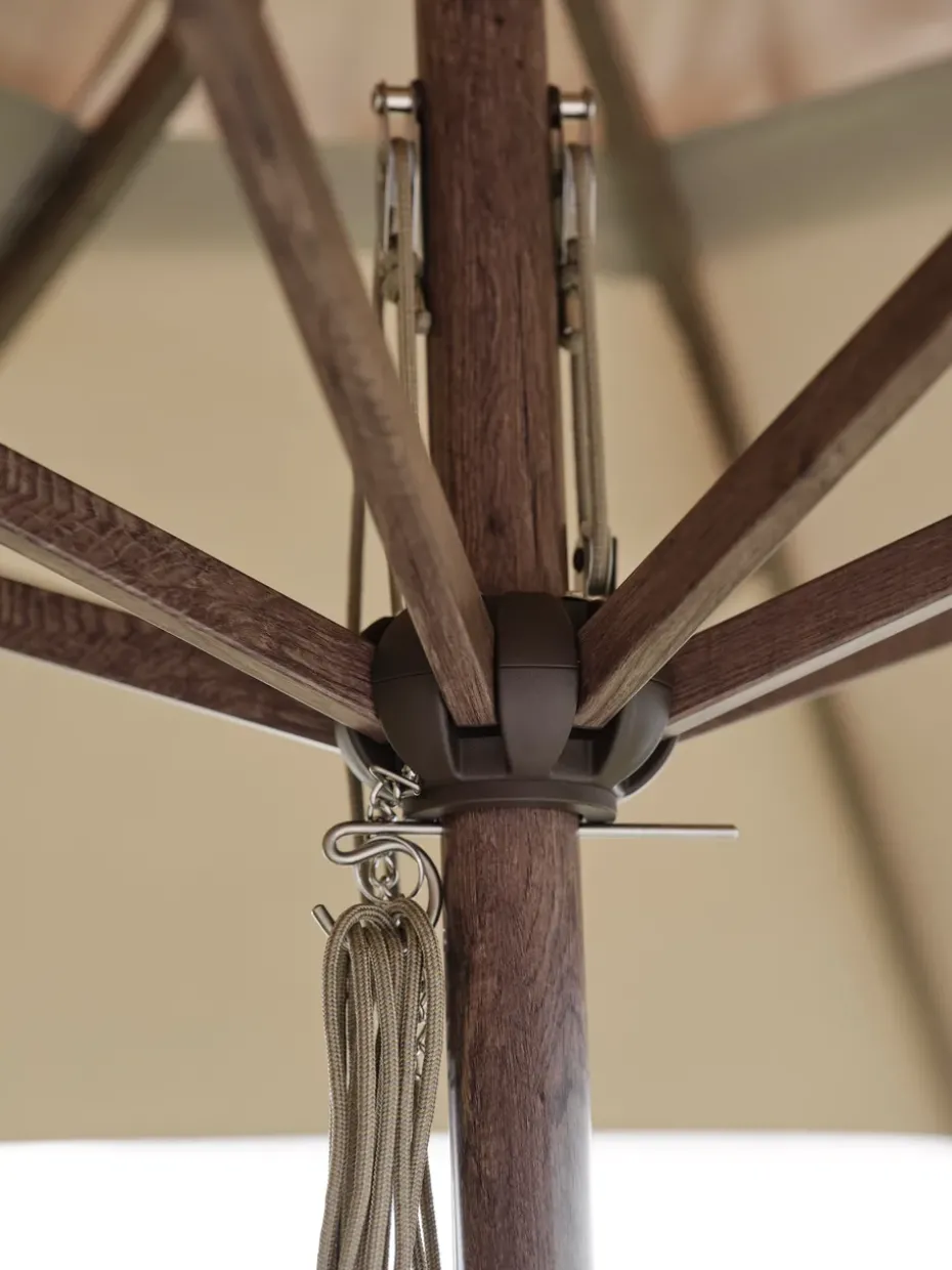 Sombrilla Paliano, Marrón-taupe 350 cm