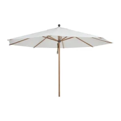 Sombrilla Paliano, Natural-blanco 350 cm