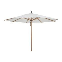 Sombrilla Paliano, Natural-blanco 300 cm