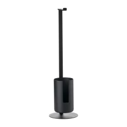 Soporte de papel higiénico de pie Rim, Black