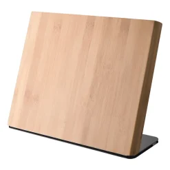 Soporte para cuchillos Hugo 20x23 cm, bambú
