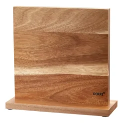 Soporte para cuchillos Kaya 22x22 cm, acacia