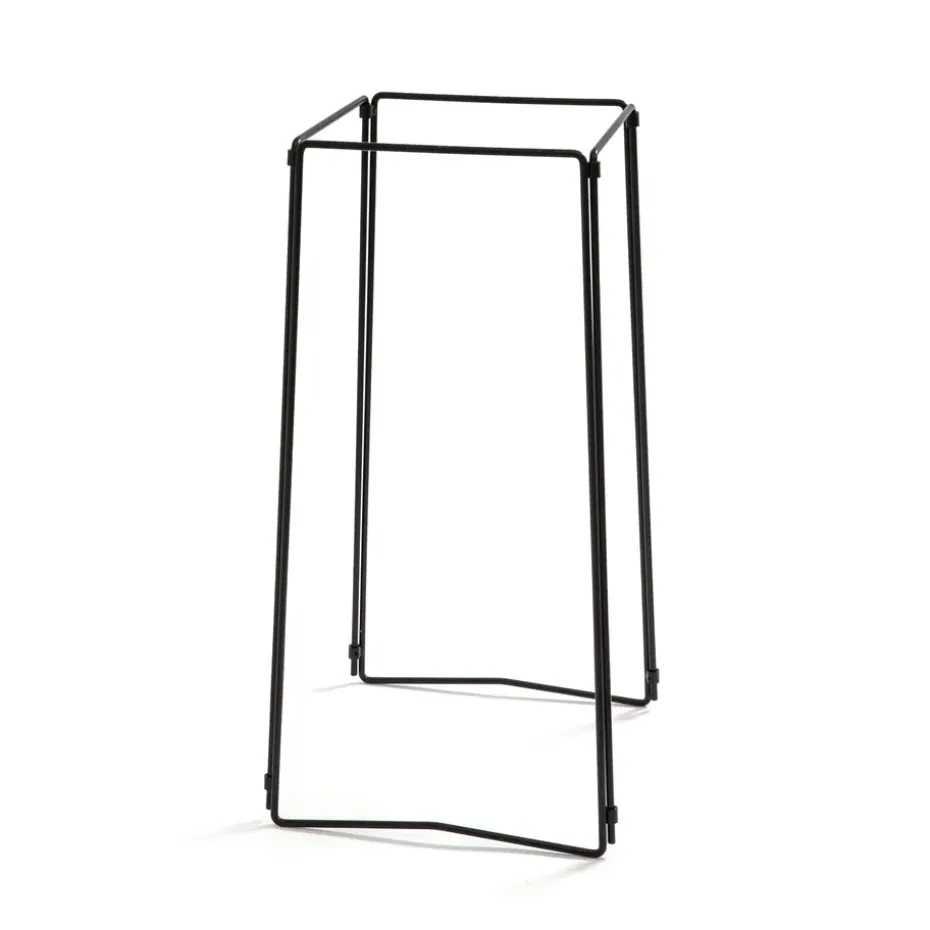 Soporte para portavelas Stumpastaken, negro