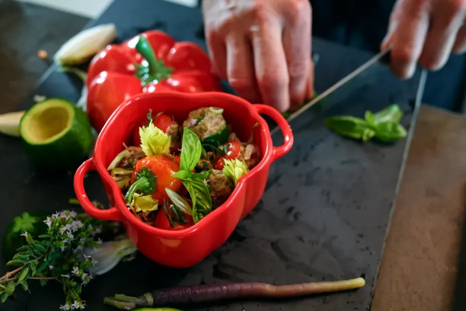 Staub mini cacerola pimiento 0,47 L, Orange-rojo