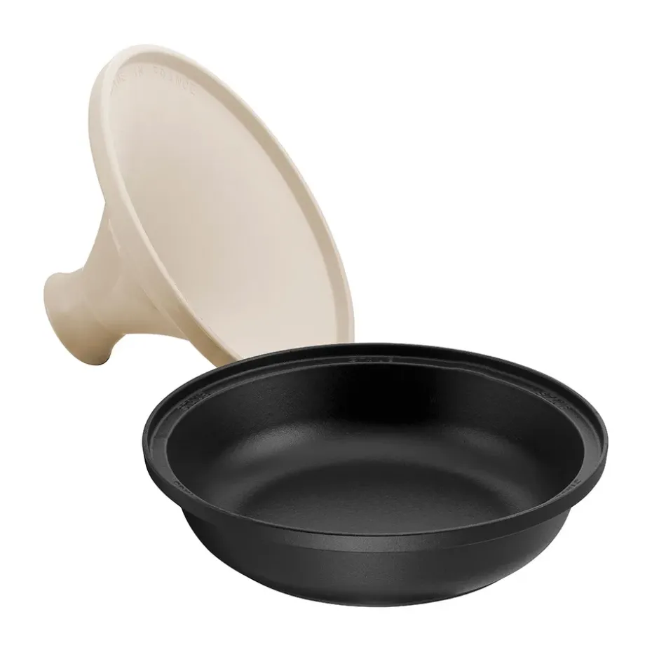 Staub Tagine de hierro fundido negro-beige, 20 cm