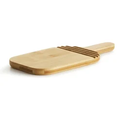 Tabla de cortar con asa Nature bambú, 26,5 cm