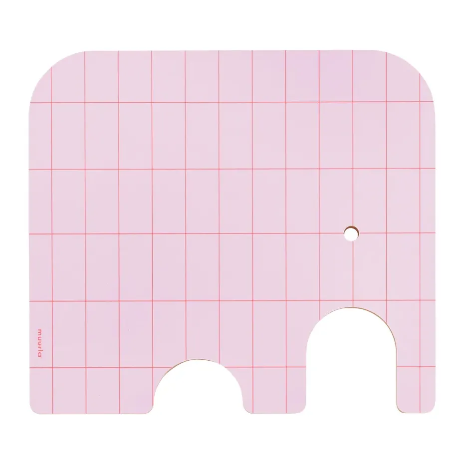 Tabla de cortar Elephant Chop & Serve M, Rosa