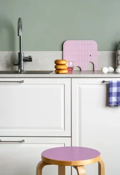 Tabla de cortar Elephant Chop & Serve M, Rosa