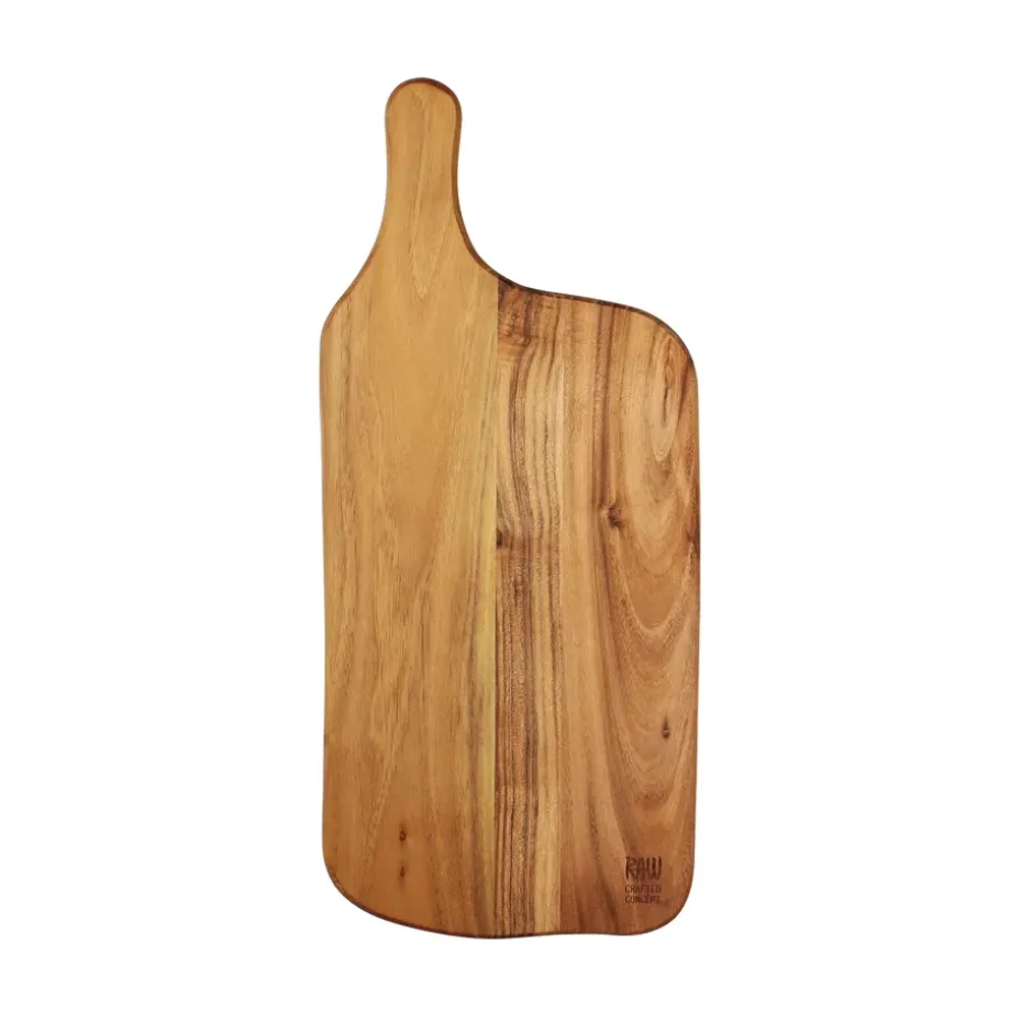 Tabla de cortar Raw teca, 43x19 cm
