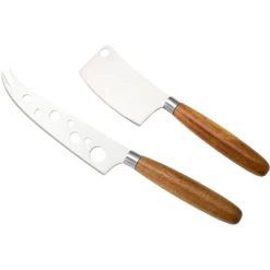 Tabla de servir Sany con cuchillos para queso, Natur