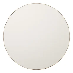 Tablero de notas Retell pinboard Ø80 cm, blanco-latón