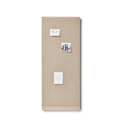 Tablón de corcho Rim 60x145 cm, Roble blanco