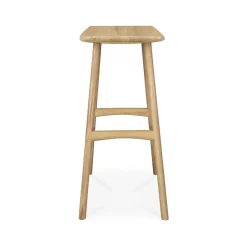 Taburete alto Osso Counter 67 cm, Roble con aceite duro encerado