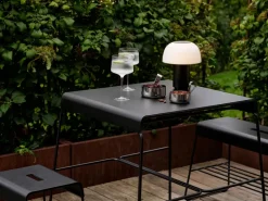 Taburete A-stool outdoor 45 cm, Black