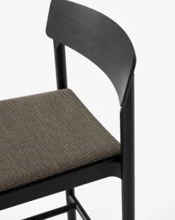 Taburete Betty TK14 Counter Chair 65 cm, Fuse 0351-fresno lacado negro