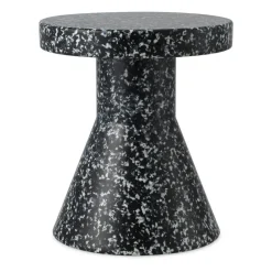 Taburete Bit Cone, negro-blanco