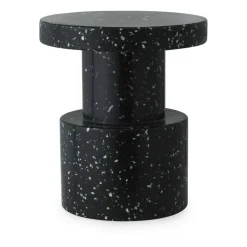 Taburete Bit, Negro