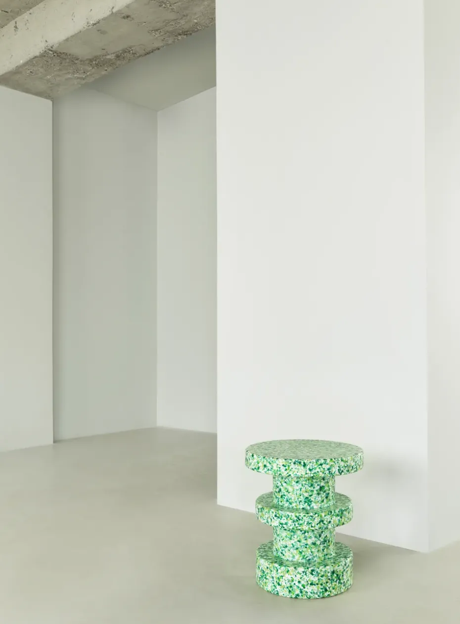 Taburete Bit Stack, Verde