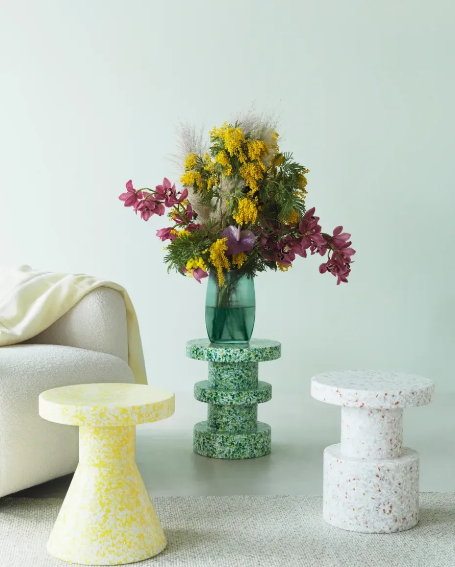 Taburete Bit Stack, Verde