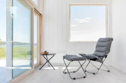 Taburete Chico Soft, Antracit, estructura de aluminio