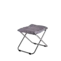 Taburete Chico Soft, Grey, estructura de aluminio