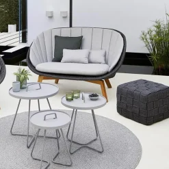 Taburete Cube, Light grey