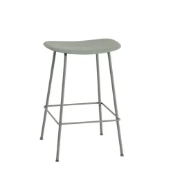 Taburete de bar Fiber Tube 65 cm, dusty green