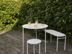 Taburete Disc, Soft Grey