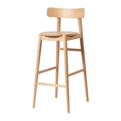 Taburete J184 Øst 75 cm, Oak nature lacquered
