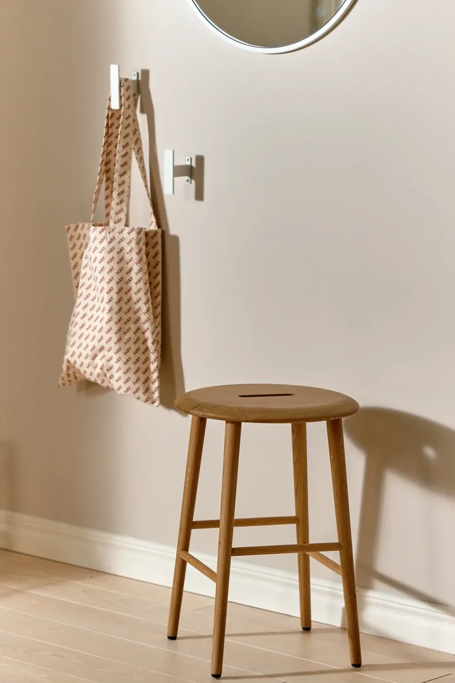 Taburete Norrabo 53 cm, Naturlackad ek