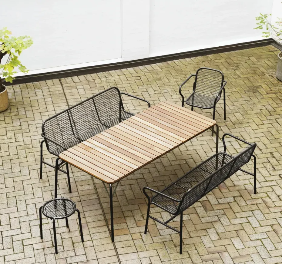 Taburete Vig, Negro