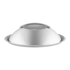 Tapa arqueada Eva Trio acero inoxidable reciclado, Ø20 cm