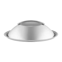 Tapa arqueada Eva Trio acero inoxidable reciclado, Ø24 cm