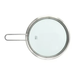 Tapa de vidrio Eva Trio acero inoxidable reciclado, Ø20 cm