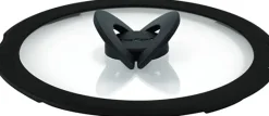 Tapa de vidrio Ingenio Ø20 cm, Negro
