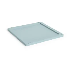 Tapa mediana Colour Crate Square/Cube plastic, Dusty blue