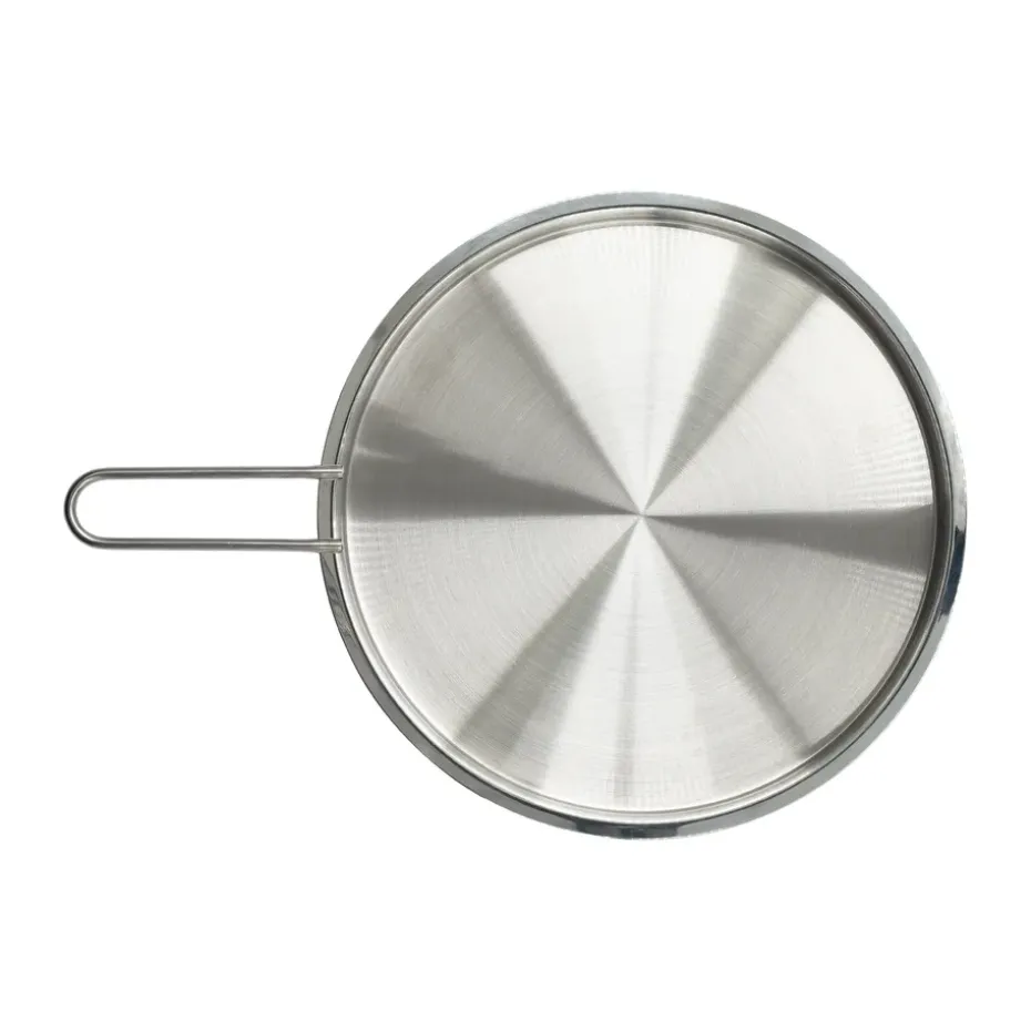 Tapa para plato Eva Trio de acero inoxidable reciclado, Ø24 cm