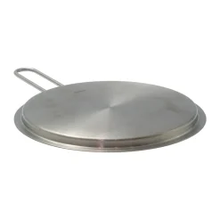 Tapa para plato Eva Trio de acero inoxidable reciclado, Ø24 cm