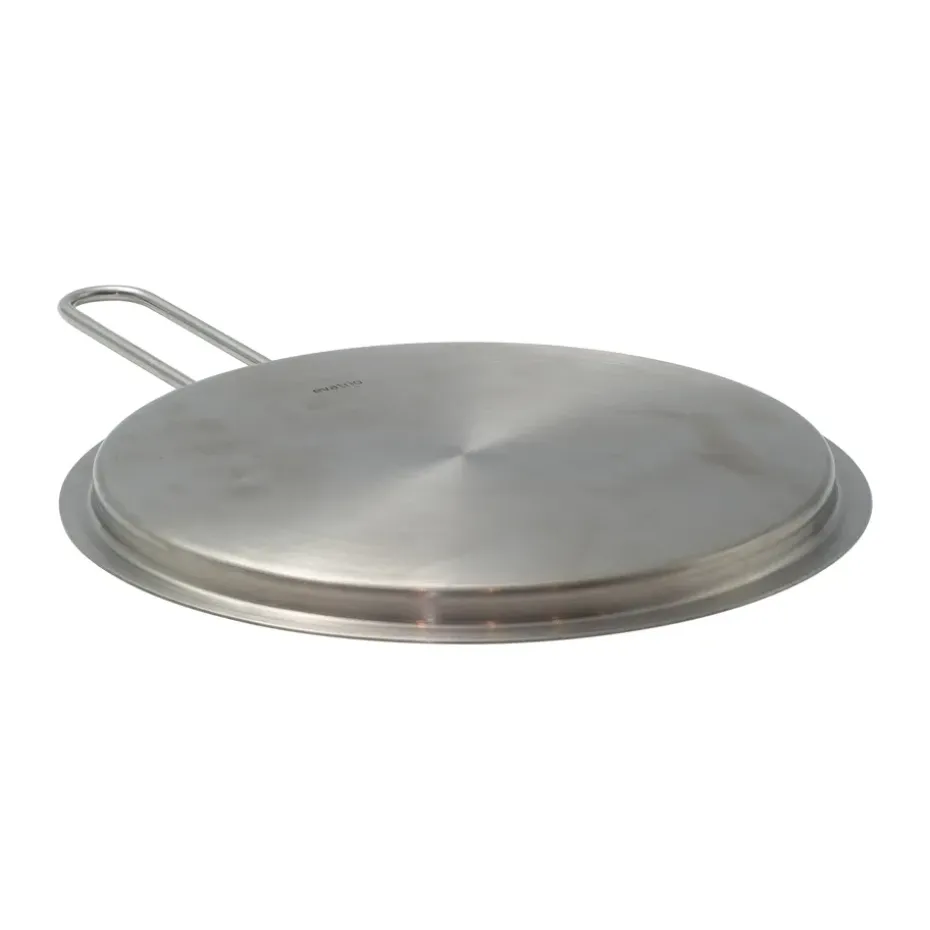 Tapa para plato Eva Trio de acero inoxidable reciclado, Ø24 cm