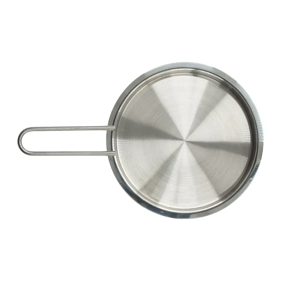Tapa para plato Eva Trio de acero inoxidable reciclado, Ø16 cm