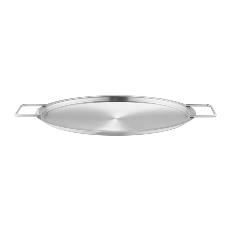 Tapa para plato Eva Trio de acero inoxidable reciclado, Ø28 cm