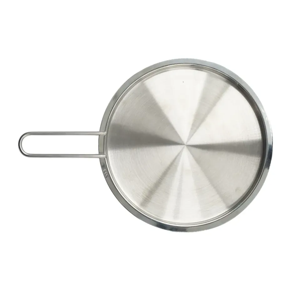 Tapa para plato Eva Trio de acero inoxidable reciclado, Ø20 cm