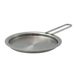 Tapa para plato Eva Trio de acero inoxidable reciclado, Ø13 cm